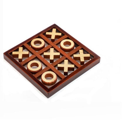 Wooden Tic-Tac-Toe Game Set